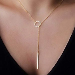 3/$30 IN STOCK! Dainty Lariat Necklace